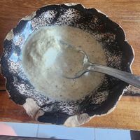 Spicy sauce  at Plantivoros in Playa Del Carmen