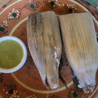 Tamales at Plantivoros in Playa Del Carmen