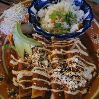 I forgot what it was called but has mole at Plantivoros in Playa Del Carmen