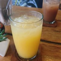 Passion fruit juice  at Plantivoros in Playa Del Carmen
