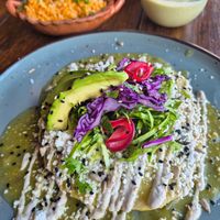 Aztec lasagna dish at Plantivoros in Playa Del Carmen