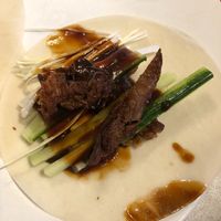 Crispy ‘duck’ pancakes  at Kinloss Chinese Takeaway in Kinloss