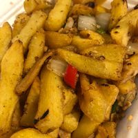 Salt and pepper chips at Kinloss Chinese Takeaway in Kinloss