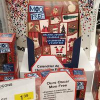 Advent calendars and chocolate bears at Bulk Barn - Rue Sherbrooke E in Montreal