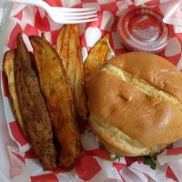 Oat burger at Taste & See in Milledgeville
