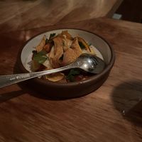 Root Vegetables Bravas  at Oleana in Cambridge
