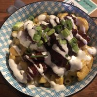 Bbq chicken mac at HASH - Vegan Eats SA in San Antonio