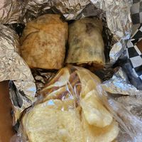 Mac N cheese wrap at HASH - Vegan Eats SA in San Antonio