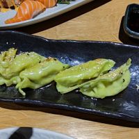 Vegane Gyoza (Füllung mit Tofu und Quinoa) at Soki Garden in Karlsruhe