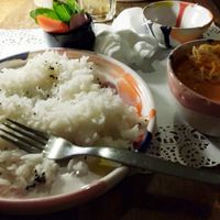 "Super spicy curry vegan" at Atlas in Leiria