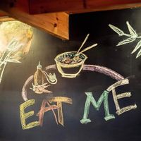 Cozy place in a busy market  at Mama's Pho in Helsinki