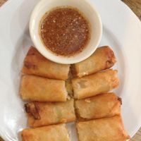 Spring rolls (2013) at Pattaya Vegetarian Food in Pattaya