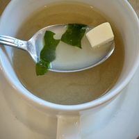 Miso soup  at Thai-Namite in Wauwatosa