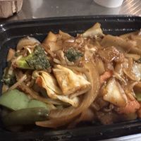 Veggie drunken noodles   at Thai-Namite in Wauwatosa