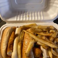 Shrimp Po Boy. Yummy 🤤  at SoulTarian - Maybe closed in Temple Hills