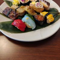 Sushi made in cooking class at Aiko Organic and Vegan Cooking Classes in Kanazawa