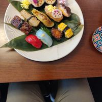 Selfmade vegan sushi at Aiko Organic and Vegan Cooking Classes in Kanazawa