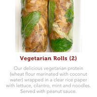 These are vegan 🌱 at Crispy Banh Mi in Charlotte