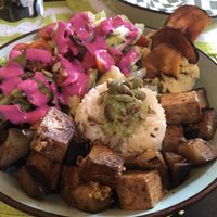 Protein bowl   at Vegan Garden in Pucon