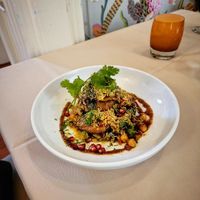 Aloo Tuk Chickpea Chat at Raas Indian Fusion in Lewes