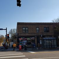 Exterior, October 2020. Has a pickup window & a small heated patio area. at Misfit Coffee in Minneapolis