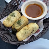 Jalapeño poppers   at Salvaxe in Mexico City