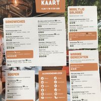 Lunch menu  at 't Boshuys in Best