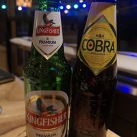 Indisch bier! Kingfisher & Cobra at Indian Hut in Aalsmeer