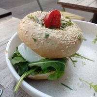 Mozarella Bagel (vegetarisch) at Brunswik in Kiel