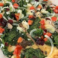 Vegan Spinat Trüffle Flammkuchen  at Flamme.So in Solothurn