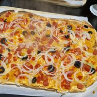 Spicy flammkuchen  at Flamme.So in Solothurn