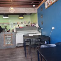 Counter   at Vegan and Veg Cafe in Glasgow