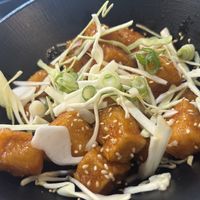 Dubu Gang Jung (sweet and spicy tofu)  at Seoul Mama in Bloomington