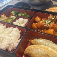 Tofu lunch box  at Seoul Mama in Bloomington