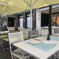 Outside seating  at Kikuya in Stuttgart