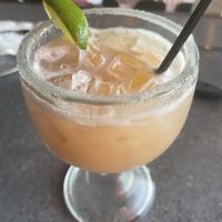 white peach margarita  at Nacho Daddy in Salt Lake City