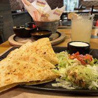 Quesadilla, chips and guacamole   at Nacho Daddy in Salt Lake City