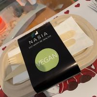 Packaging with vegan declaration at Nasia in Weinfelden