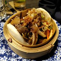 Delicious vegan bao buns at The Electric in Cork