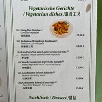 Angeblich sind die vegetarischen Gerichte vegan at He Ping Imbiss in Berchtesgaden