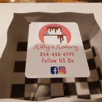 There were cookies and a brownie inside, sorry. at Kitty's Kakery in Killeen