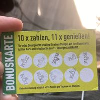 Bonus card  at Köz Lezzet Urfam in Hamburg