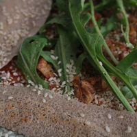 Vegane Galettes at Werkcafé in Leipzig