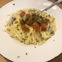 Oggs carbonara  #Veganuary at Frankie & Benny's in Ellesmere Port
