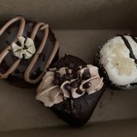 S’more Cupcake, coffee brownie, and peanut butter donut  at HaleLife Bakery in Tampa