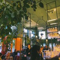 Nice looking restaurant at Bar Botanique in Amsterdam