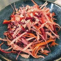 Vitamin salad  at Lighthouse in Karakol