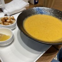 Lentil soupp  at Lighthouse in Karakol