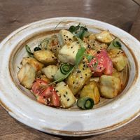 Crispy eggplantt  at Lighthouse in Karakol