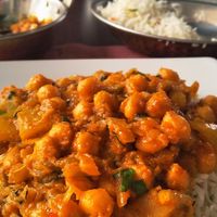 Chana Masala. Great flavours at KP Grill in Malaga